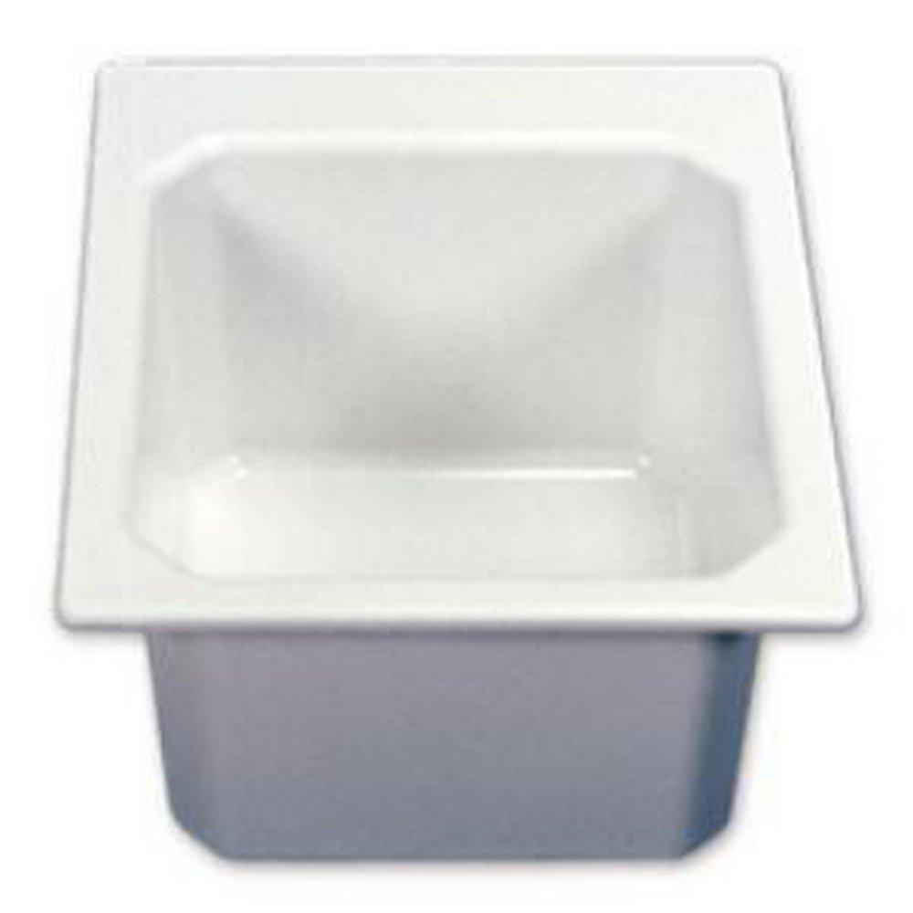 Florestone White 17 x 20 in. Self-rimming Laundry Sink 