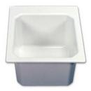 Florestone White 17 x 20 in. Self-rimming Laundry Sink 
