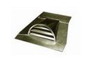 24 in. Half Round Dormer Roof Vent with Screen