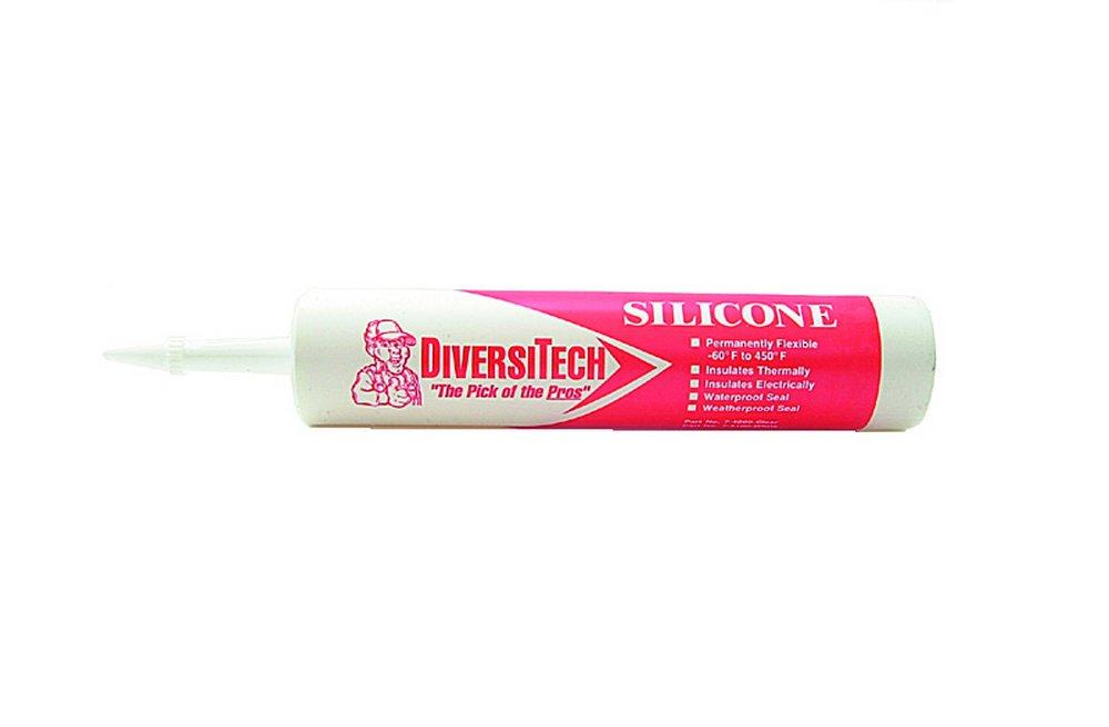 DiversiTech&reg; Clear Silicone Sealant in Clear 