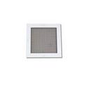 Shoemaker Manufacturing Soft White 6 x 6 in. Return Grille in Soft White Aluminum 