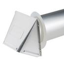Deflecto Silver 4 in. Dryer Vent Hood 