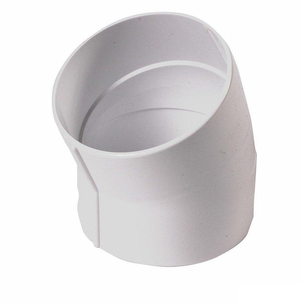 NDS White Hub PVC 22-1/2 Degree Street Elbow 