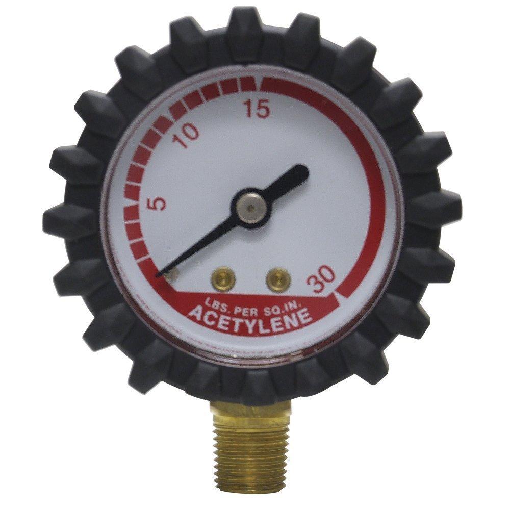 Uniweld Products Red 1-1/2 in. Steel Repellent Welding Gauge in Red 