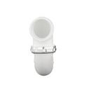 White PVC DWV LA Pattern P-Trap with Chrome Nut (1-1/2 & 1-1/4 in. 