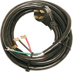 14/4 x 84 in. 2-Speed Angle Plug Motor Cord in Black