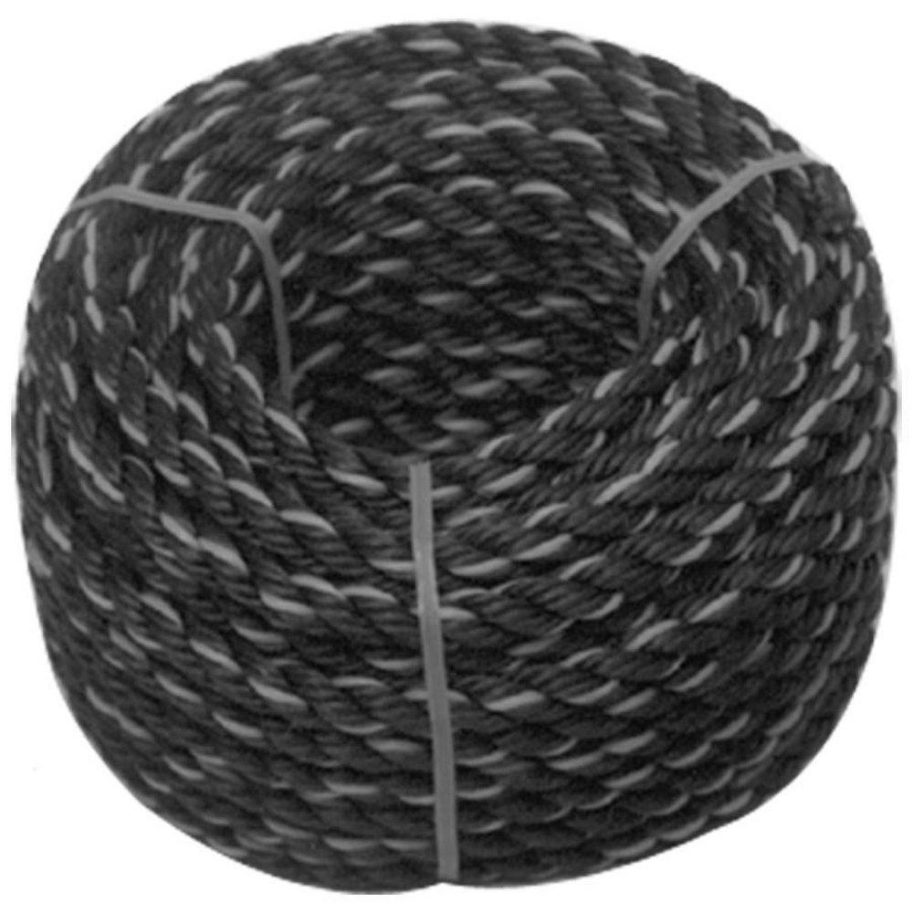 MARS Black Polypropylene 3/8 in. Truck Rope 