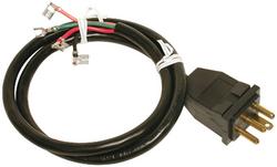 36 in. 230 V 2-Speed Motor Plug Cord in Black
