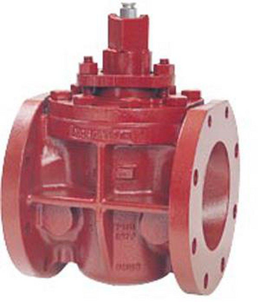 Flowserve Nordstrom 4 in. Cast Iron 200 CWP Flanged Wrench Plug Valve
