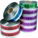 6 in. x 1000 ft. Sewer Underground Detector Tape in Green