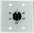 Dial Manufacturing 2-Gang Metal Wall Switch 