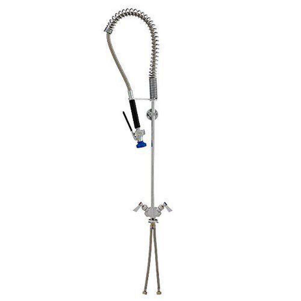 Fisher Polished Chrome 1.15 gpm 1-Hole Kitchen Faucet with Triple Lever Handle 