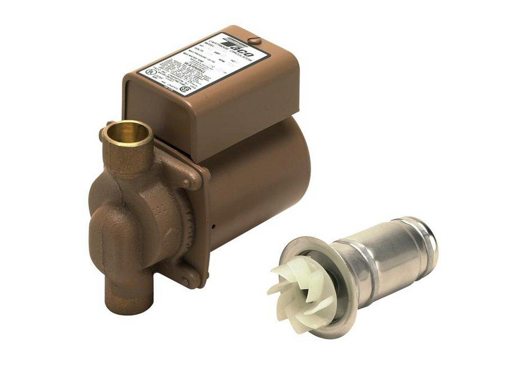 Taco 115V 11 gpm Sweat 125 psi Bronze Cartridge Circulator Pump 