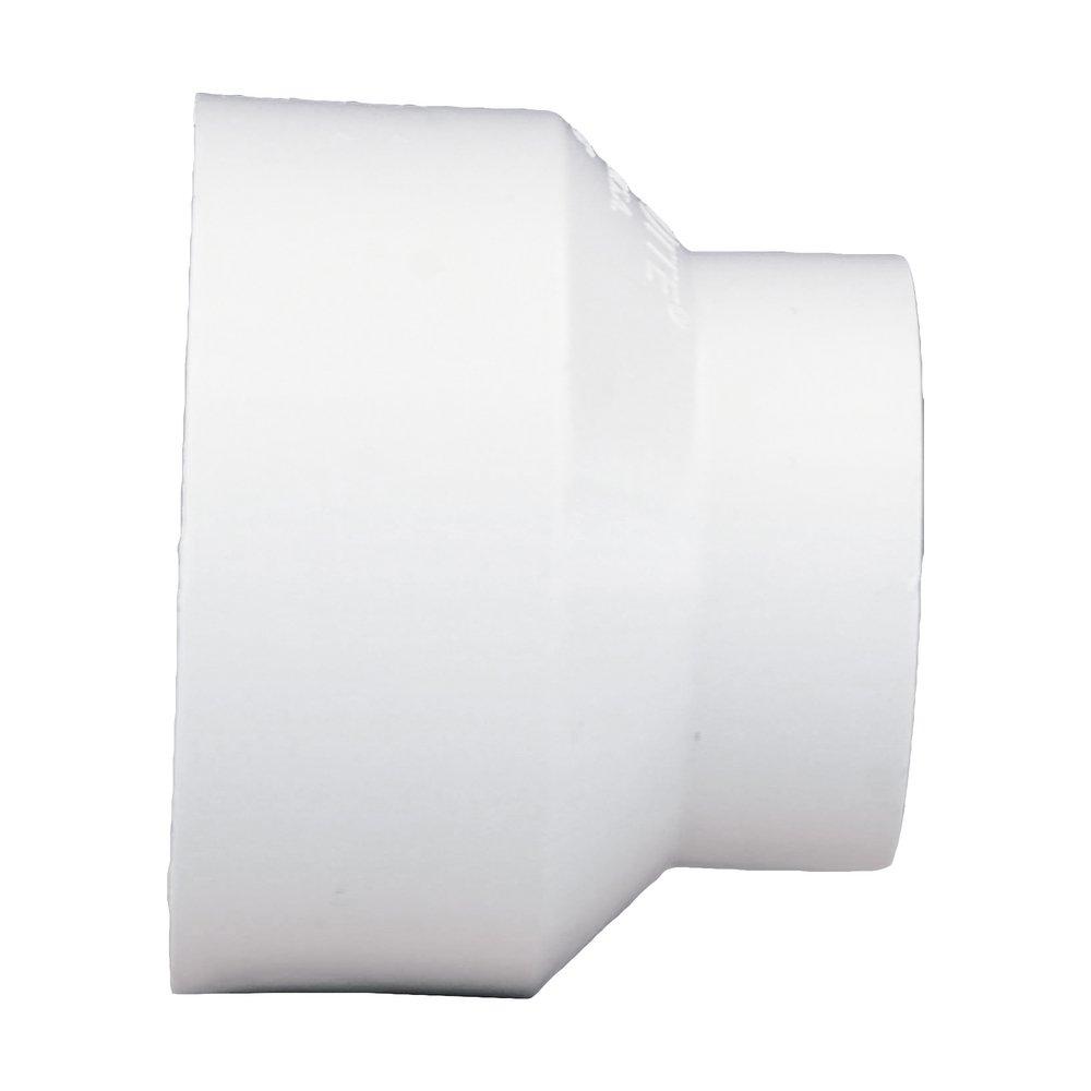 White PVC DWV Coupling 