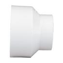 White PVC DWV Coupling 