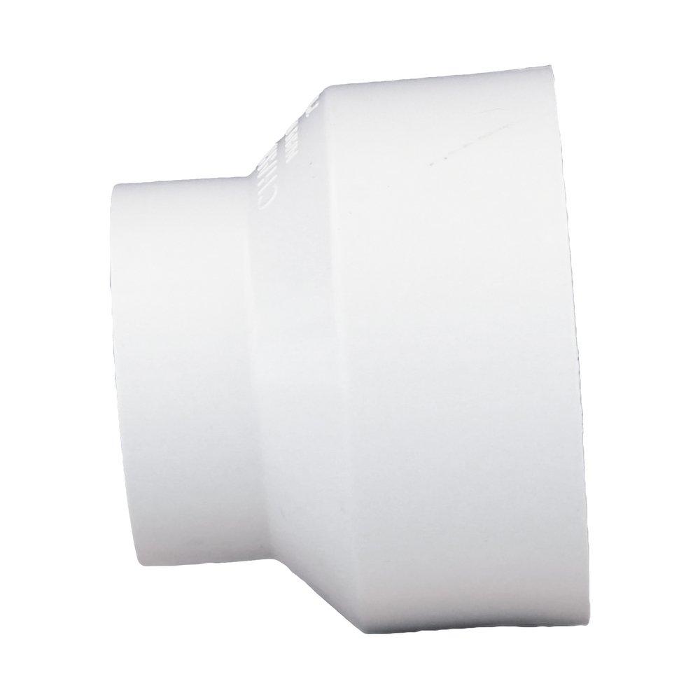 White PVC DWV Coupling 
