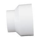 White PVC DWV Coupling 