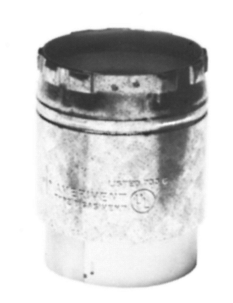 American Metal Products 7 in. Gas Vent Hood Connector Aluminum Alloy and Galvanized Steel 