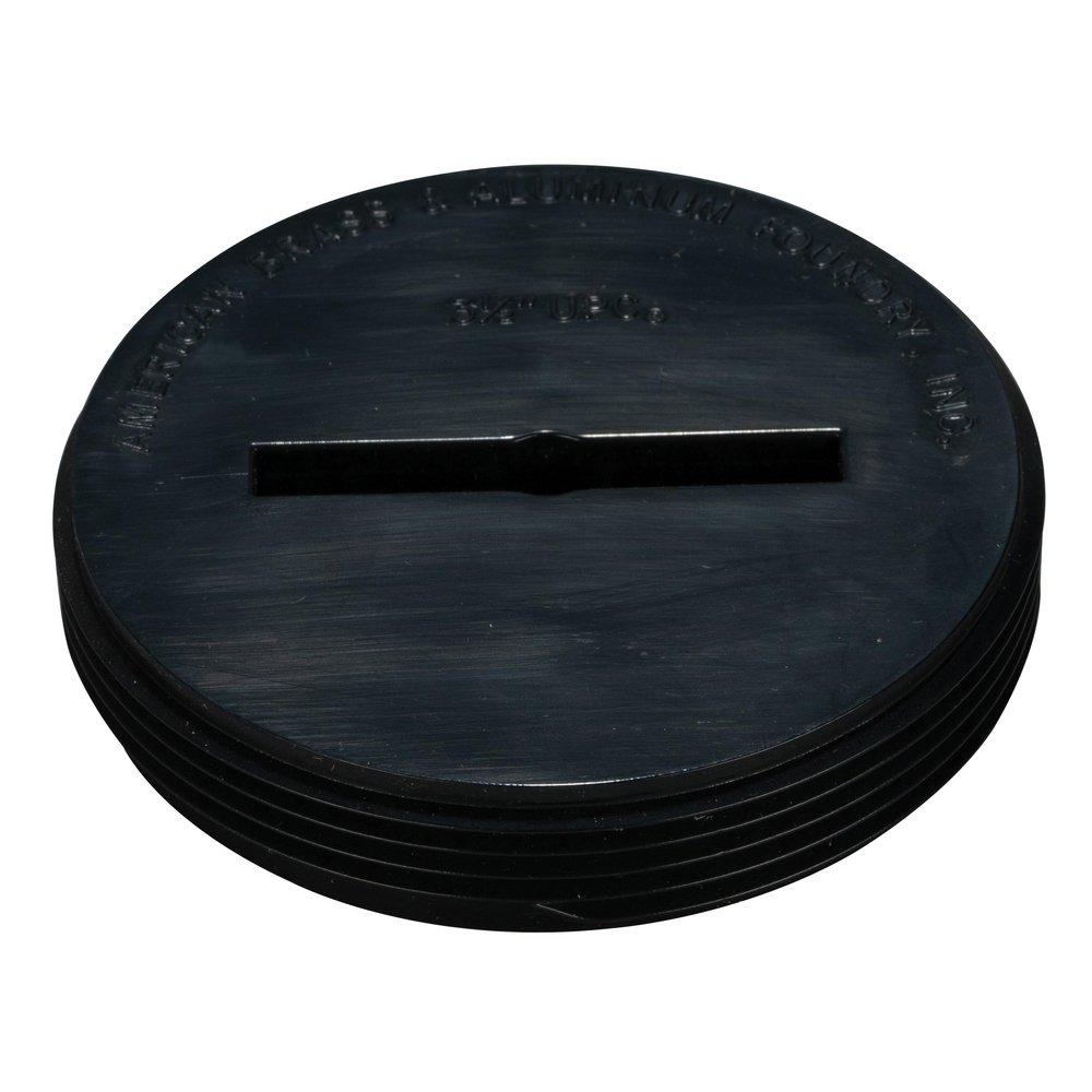 AB & A&trade; Black ABS Countersunk Cleanout Plug 
