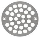 IPS Corporation Polished Chrome Stainless Steel Plated Screw Down Grate 