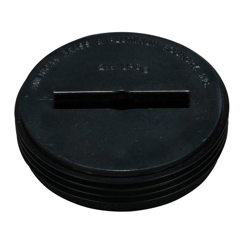 AB & A™ Black ABS Countersunk Cleanout Plug 