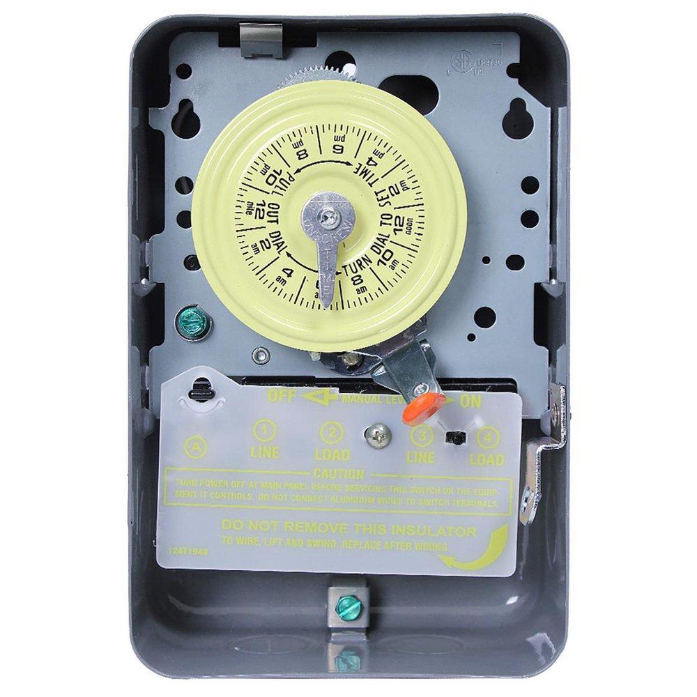 Intermatic Grey Electric Water Heater Time Switch 