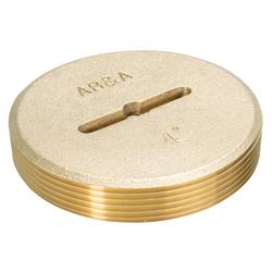 4 in. Brass Cleanout