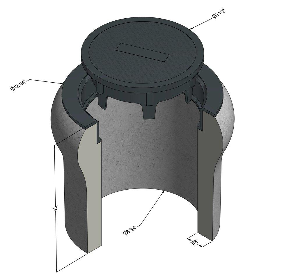 Brooks Products Valve Box Body 