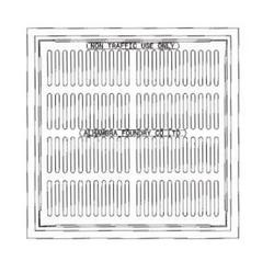 18 x 18 in. Cast Iron Non Traffic Frame Only