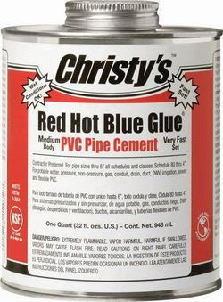 8 oz. Fast Set PVC Blue Pipe Cement
