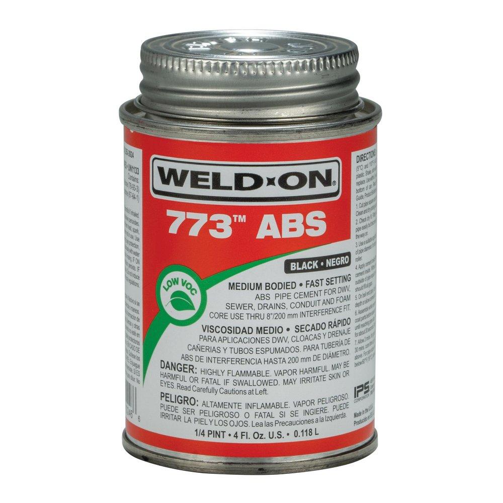 Weld-On&reg; Fast Set Plastic Black Pipe Cement 