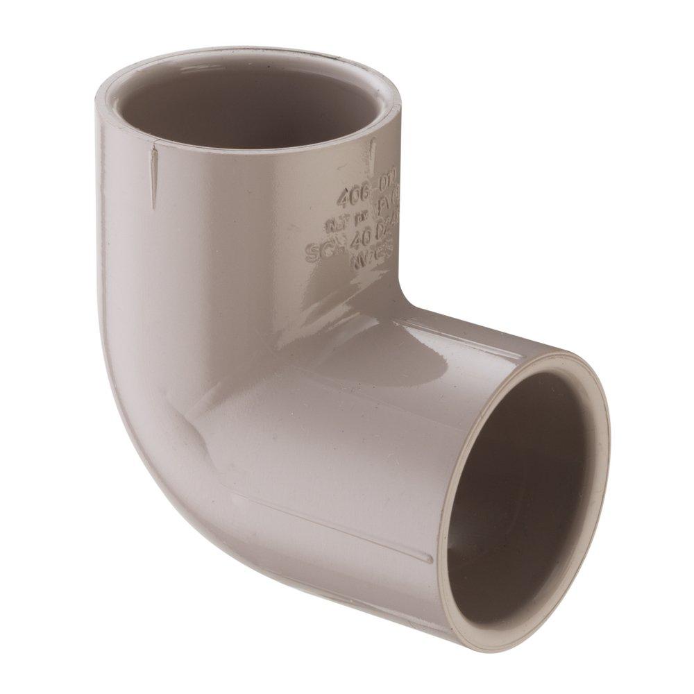 Beige Socket X FIPT Straight Schedule 40 UVR PVC 90 Degree Elbow 
