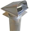Builder's Best Silver Dryer Vent Hood Aluminum 