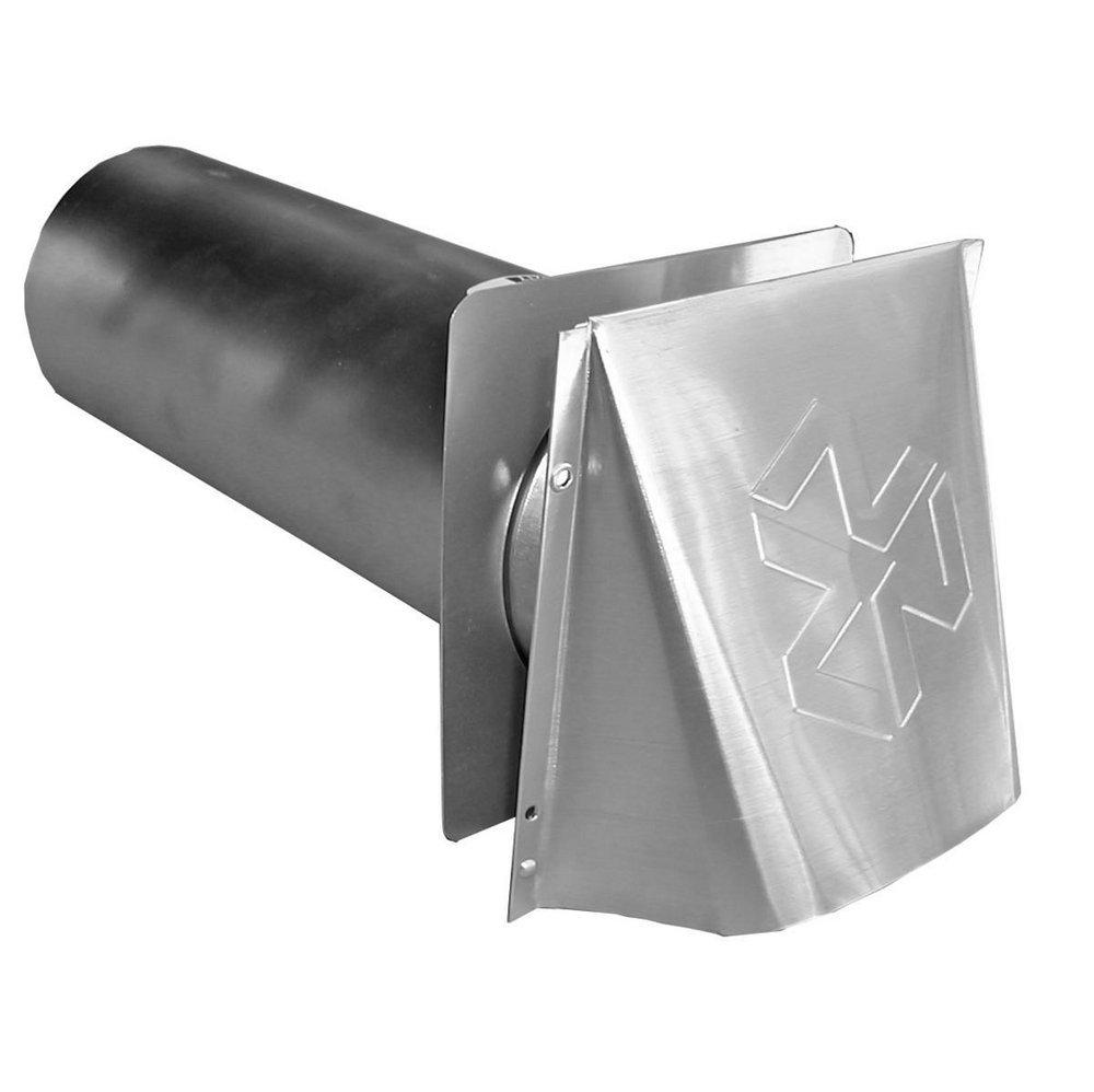 Builder's Best Silver Dryer Vent Hood Aluminum 