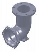 36 x 6 in. Mechanical Joint Ductile Iron Bury Elbow
