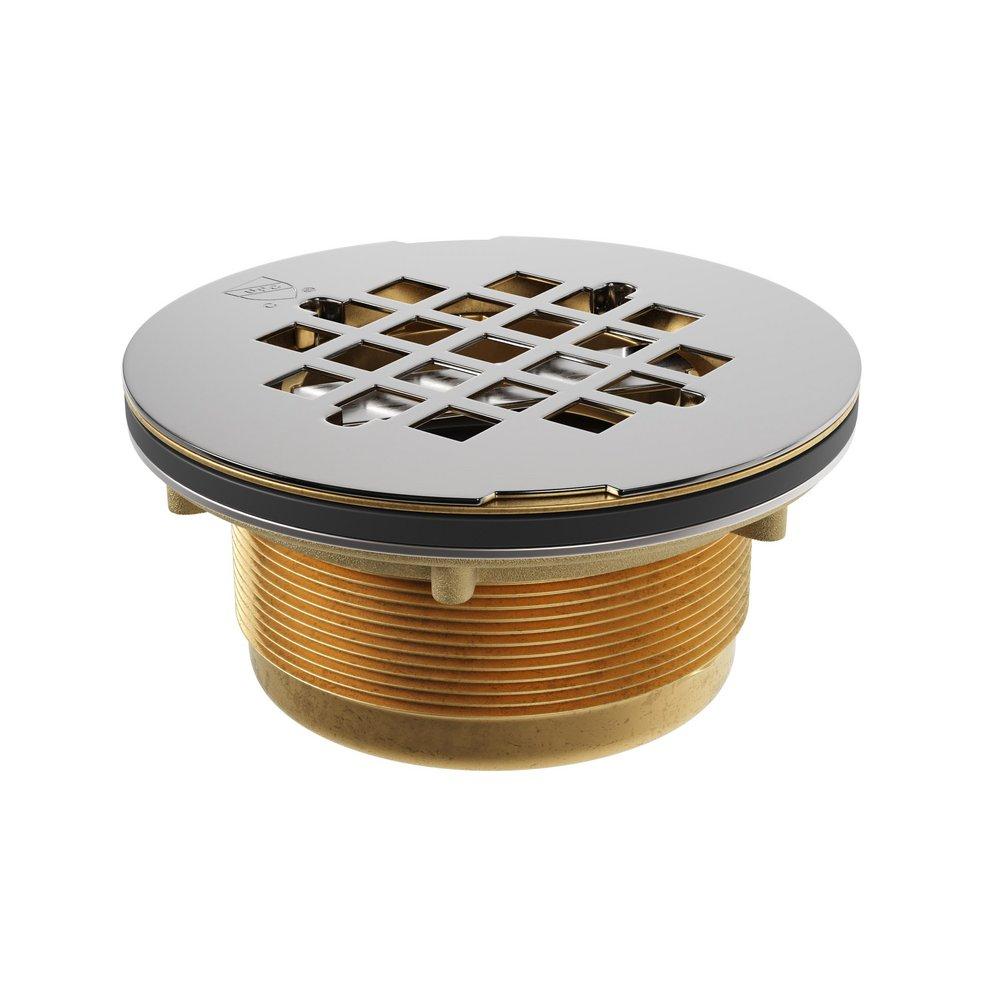 Jones Stephens 2 in. Threaded Bronze/Brass Shower Drain 