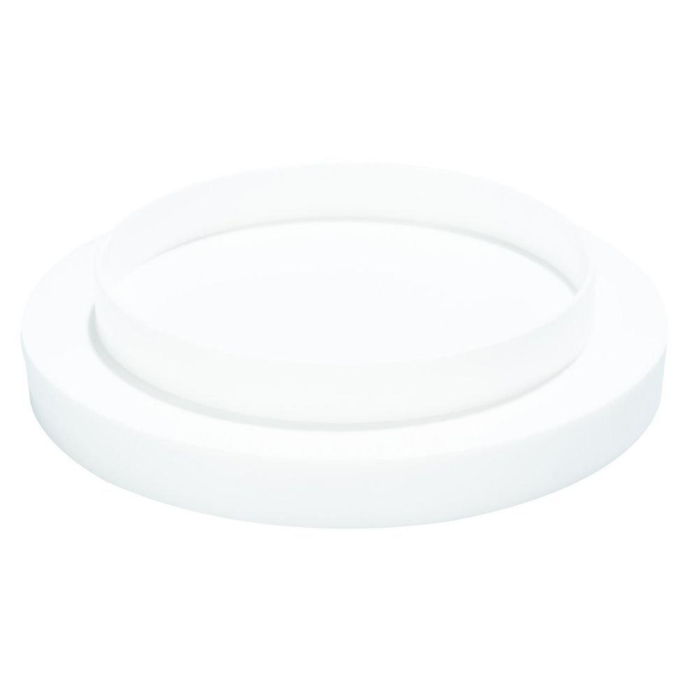 Test-Tite&reg; White Solvent Weld DMV Test Cap in White for 1-1/2 in. to 4 in. DWV Pipes 