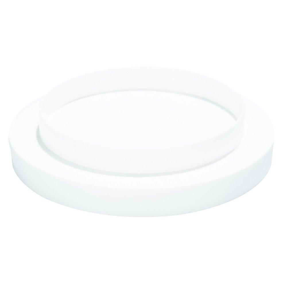 Test-Tite&reg; White Solvent Weld DMV Test Cap in White for 1-1/2 in. to 4 in. DWV Pipes 