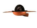 2 in. No-Hub Copper Roof Drain with Horizontal Outlet
