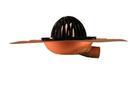 Thunderbird No-Hub Copper Roof Drain with Horizontal Outlet 