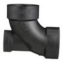 Black ABS DWV 90° Elbow With Low Heel Inlet 