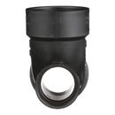 Black ABS DWV 90° Elbow With Low Heel Inlet 