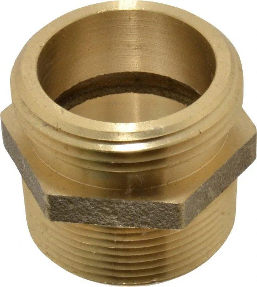 Service Brass Fittings MNST x MNPT Domestic Brass Reducing Nipple 