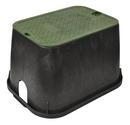 Water-Tite Green Rectangle Valve Box with Lid 