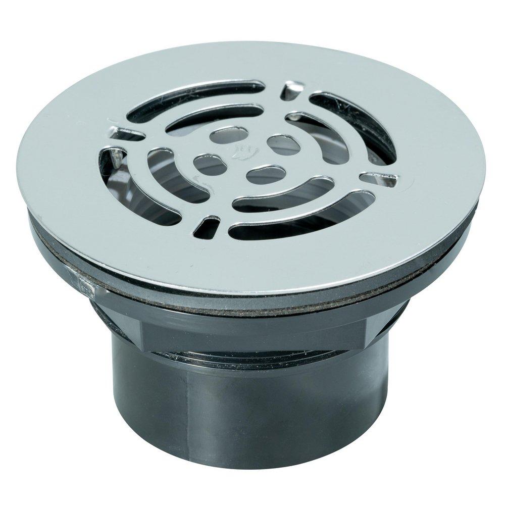 AB & A&trade; No Caulk Plastic Shower Drain 