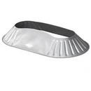 White Metal Type B Gas Vent Oval Storm Collar 