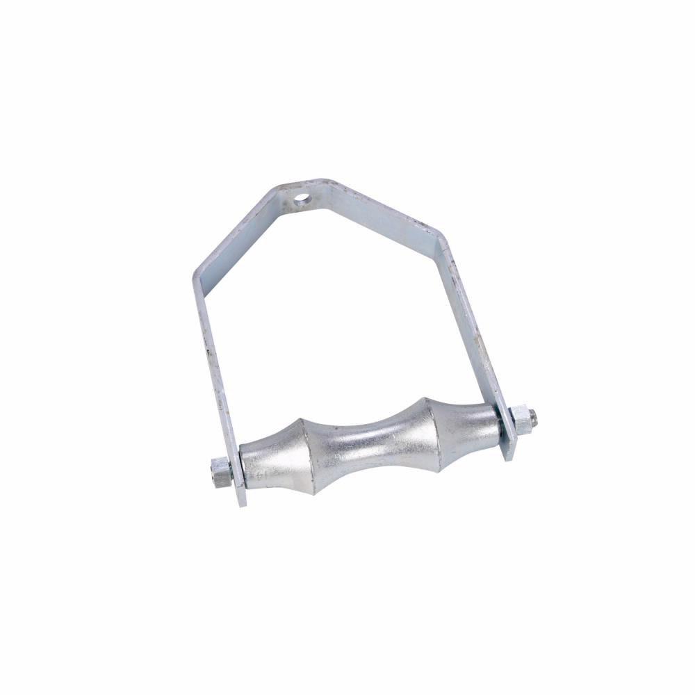 6 in. Black Adjustable Roller Hanger 