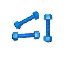 7/8 x 6-1/4 in. Black B7 Stud With 2H Nuts