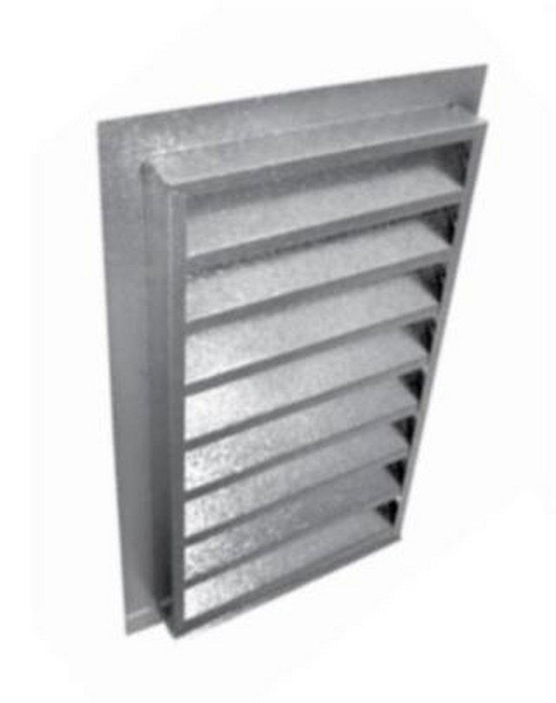 A-1 Metal 14 in. Square Top Louvered Hood 