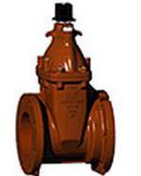 6 in. Mechanical Joint x Flange Cast Iron 200# NRS Resilient Wedge Gate Valve (Less Accessories)